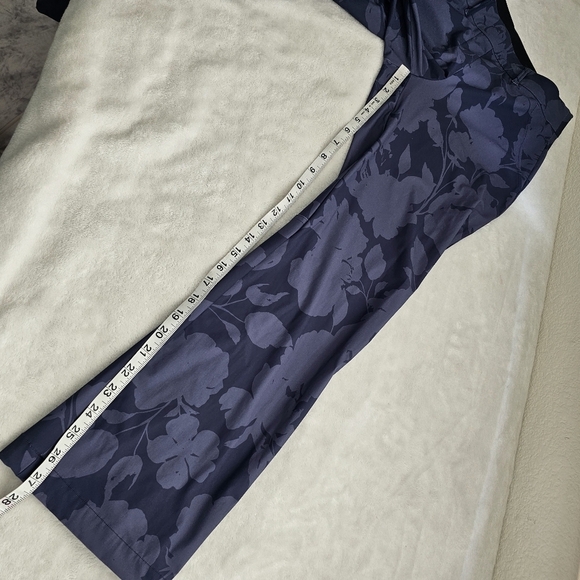 Spanx Sunshine Kick Flare Pant Floret Navy Size Small - Picture 11 of 13